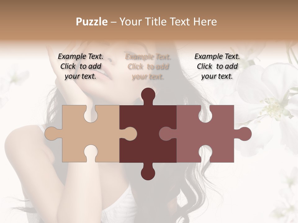 Smiling Young Spring PowerPoint Template