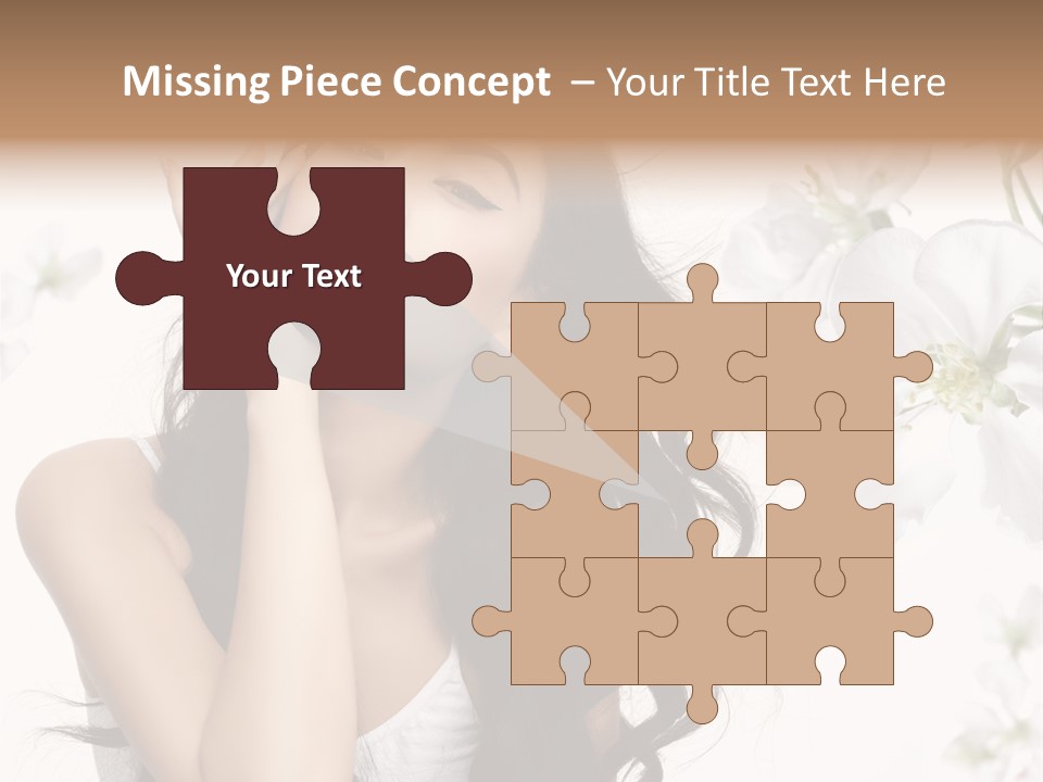 Smiling Young Spring PowerPoint Template