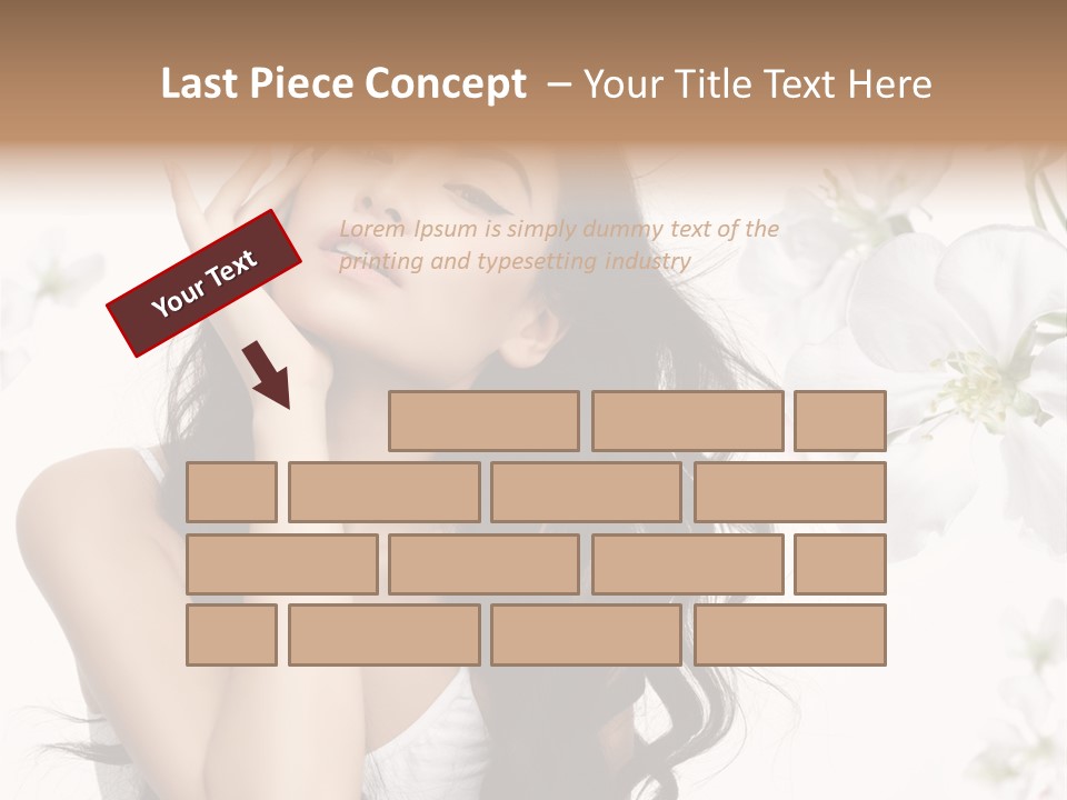 Smiling Young Spring PowerPoint Template