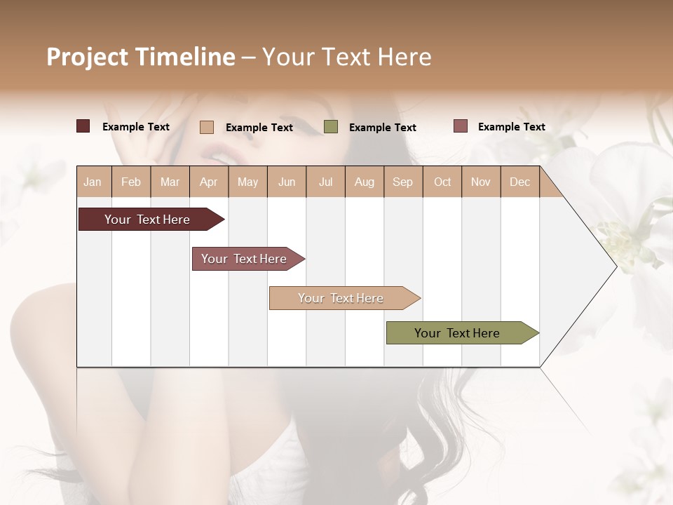 Smiling Young Spring PowerPoint Template