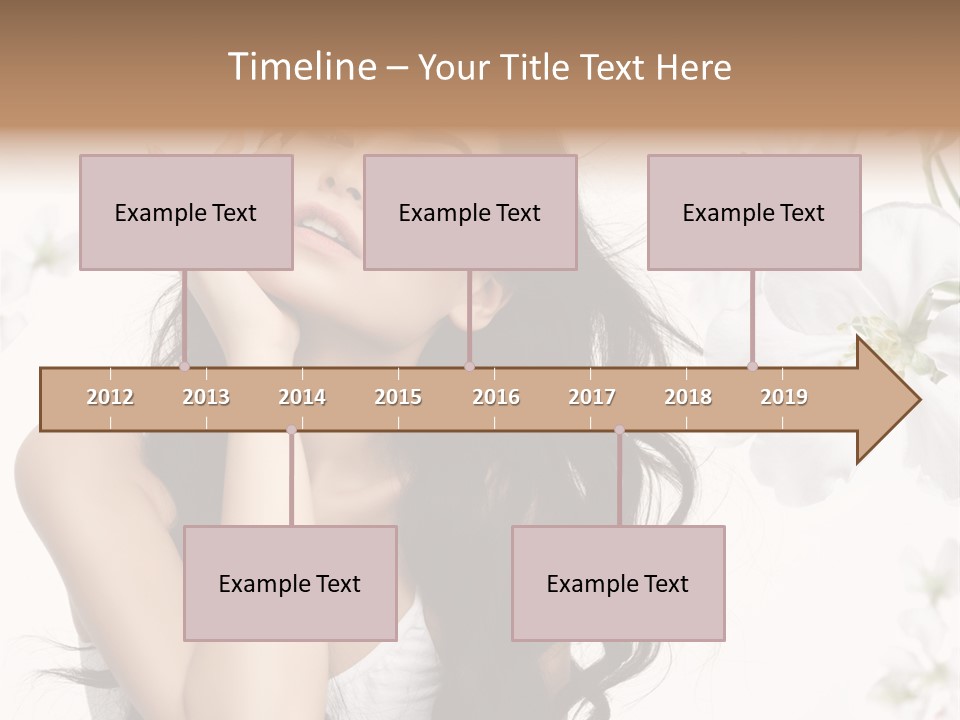 Smiling Young Spring PowerPoint Template