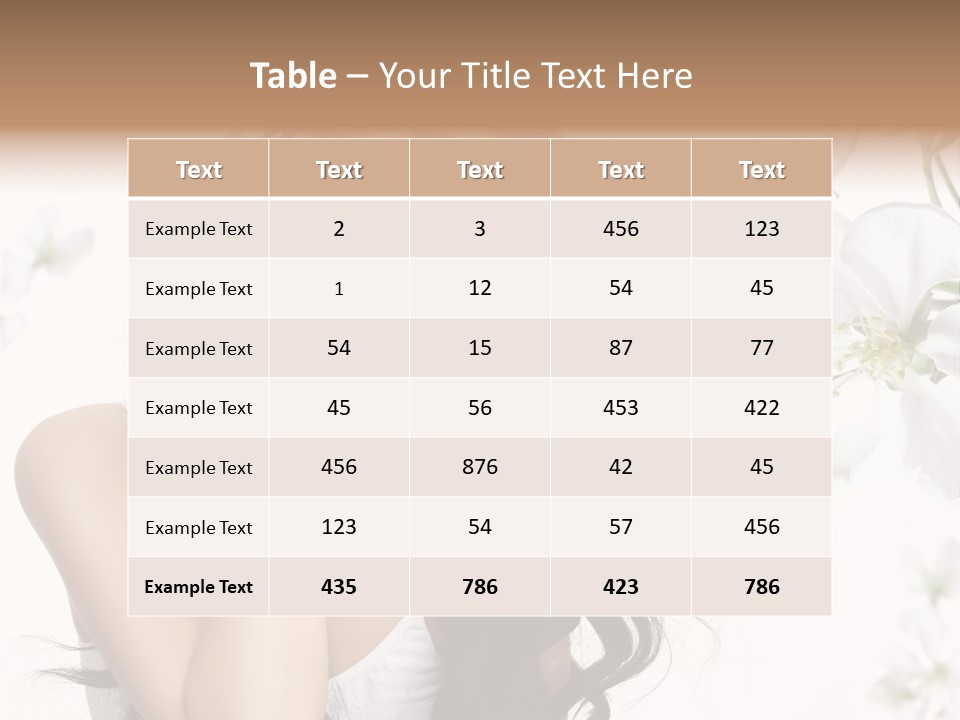 Smiling Young Spring PowerPoint Template