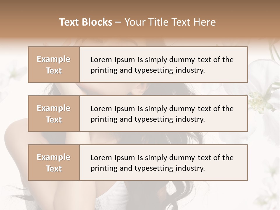 Smiling Young Spring PowerPoint Template