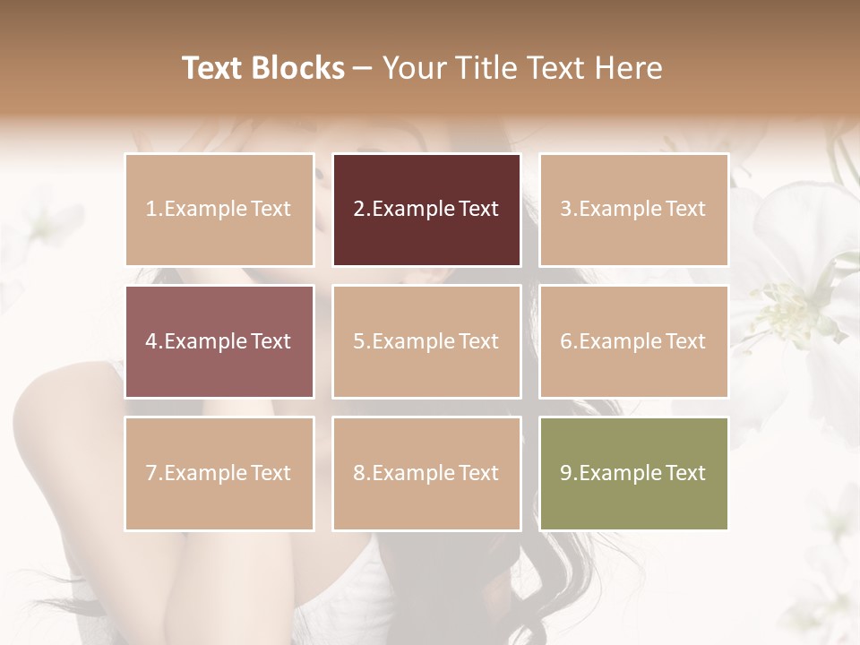 Smiling Young Spring PowerPoint Template