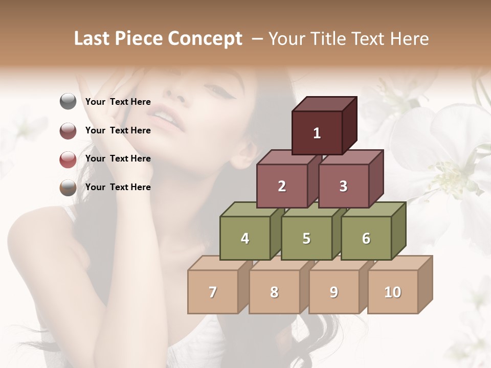 Smiling Young Spring PowerPoint Template