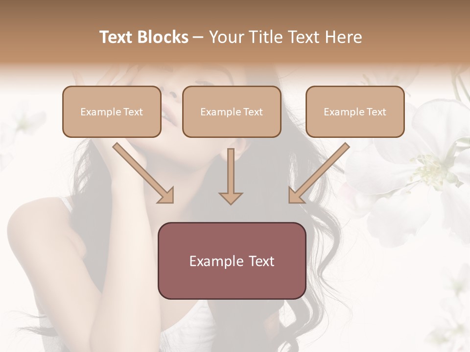 Smiling Young Spring PowerPoint Template
