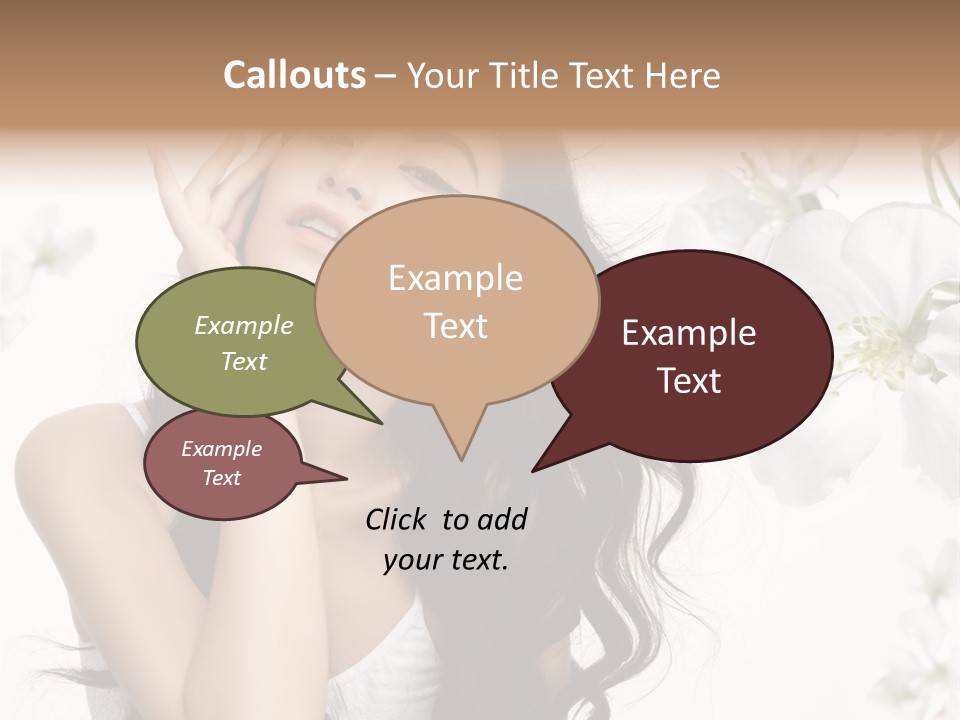 Smiling Young Spring PowerPoint Template