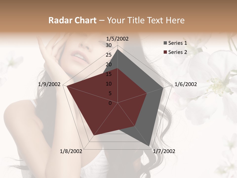 Smiling Young Spring PowerPoint Template