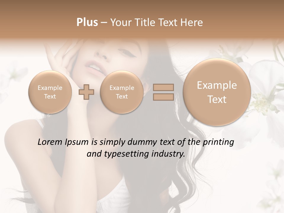 Smiling Young Spring PowerPoint Template