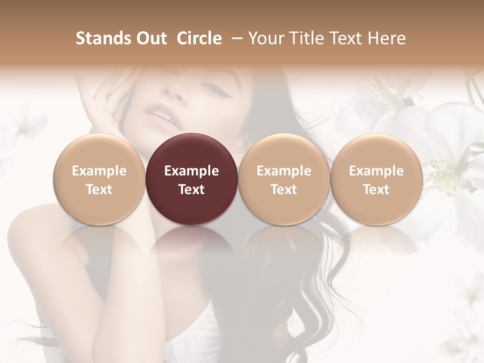 Smiling Young Spring PowerPoint Template