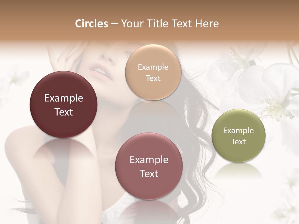 Smiling Young Spring PowerPoint Template