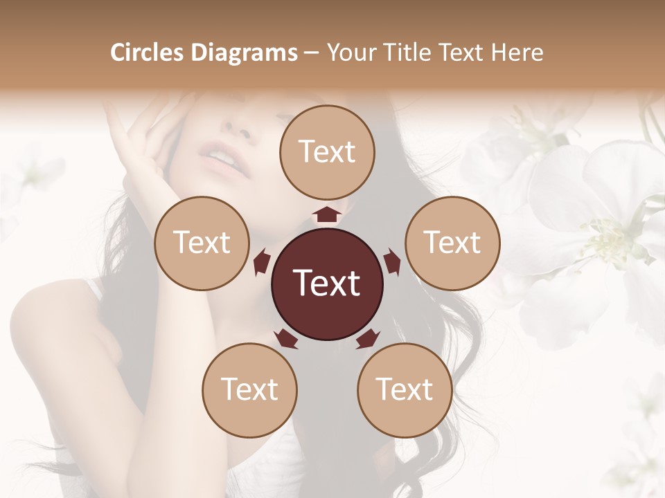 Smiling Young Spring PowerPoint Template