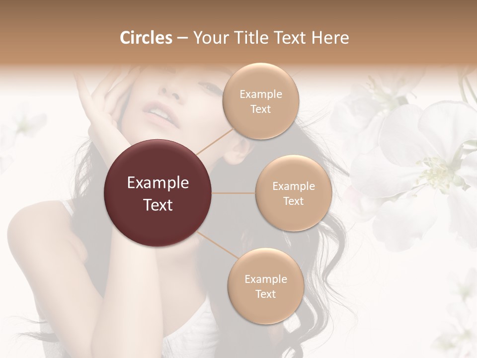 Smiling Young Spring PowerPoint Template