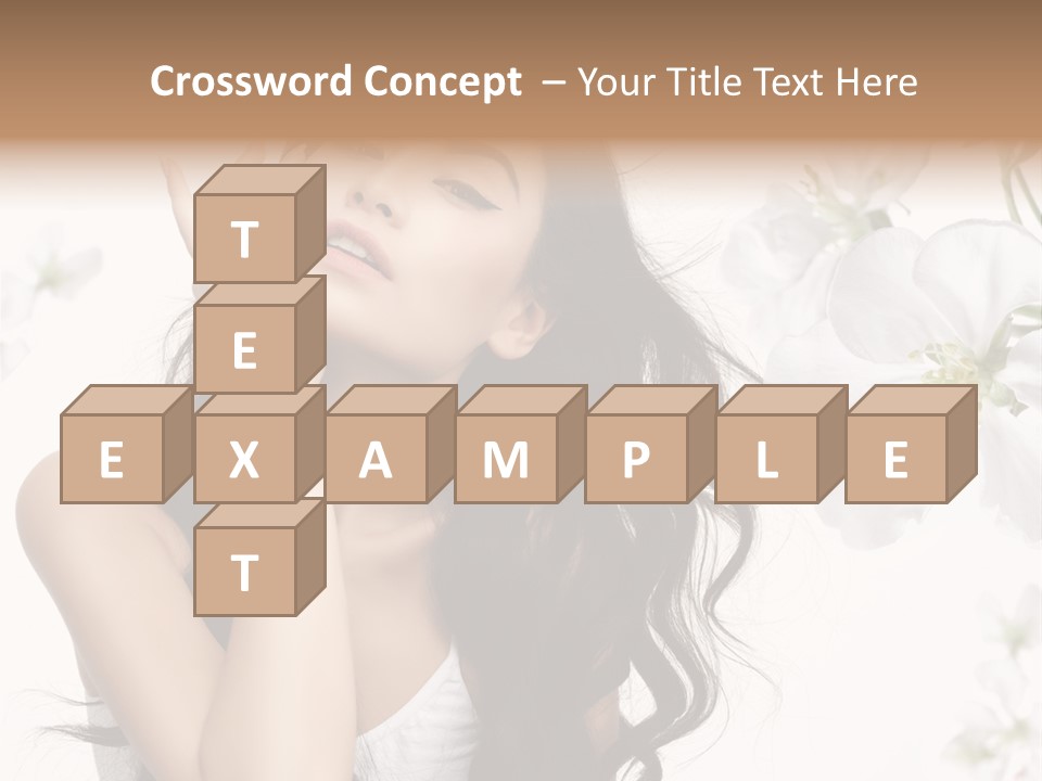 Smiling Young Spring PowerPoint Template