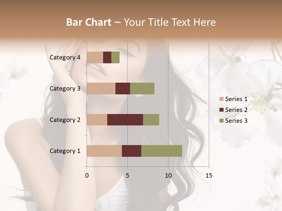 Smiling Young Spring PowerPoint Template