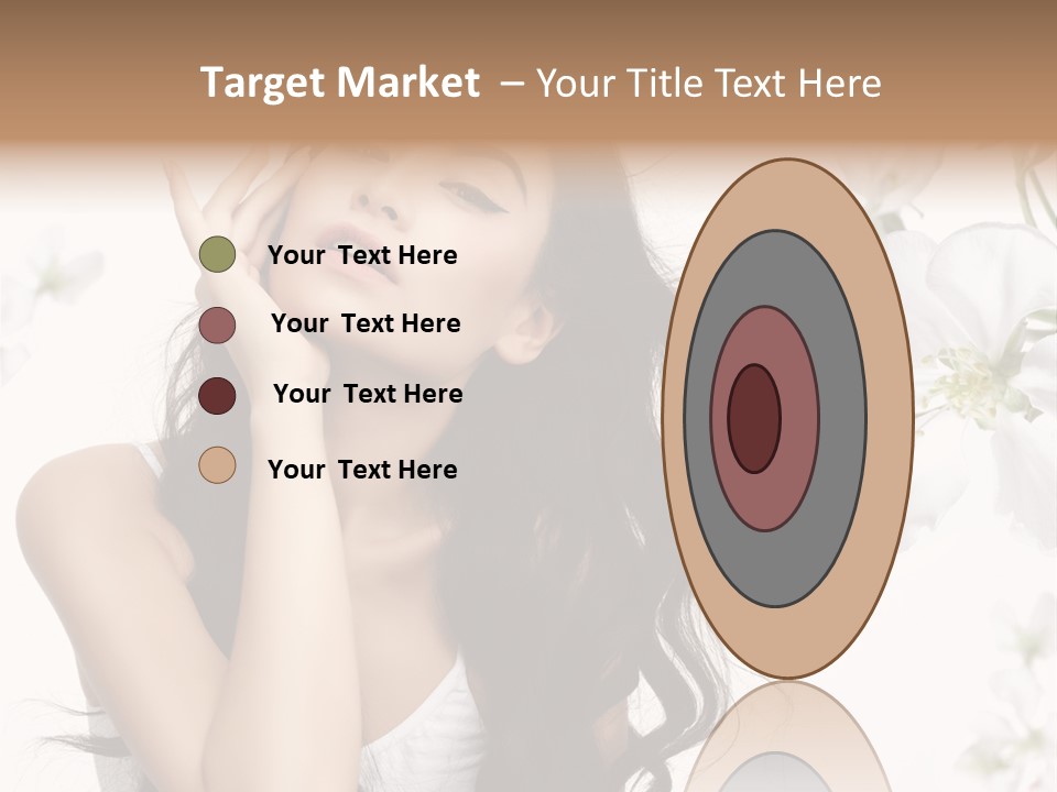 Smiling Young Spring PowerPoint Template