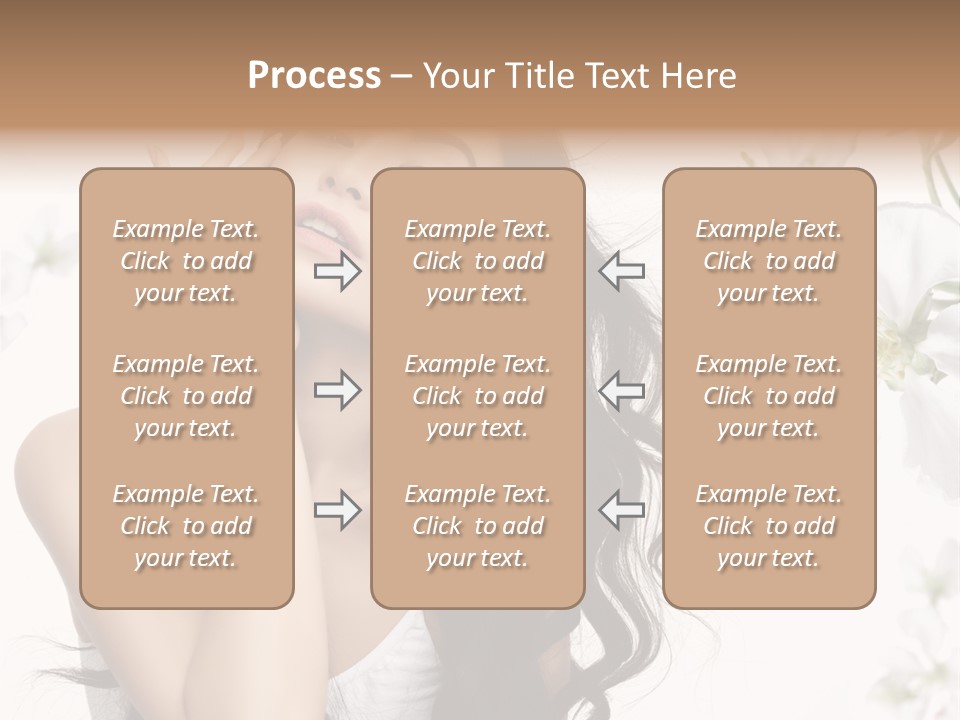 Smiling Young Spring PowerPoint Template