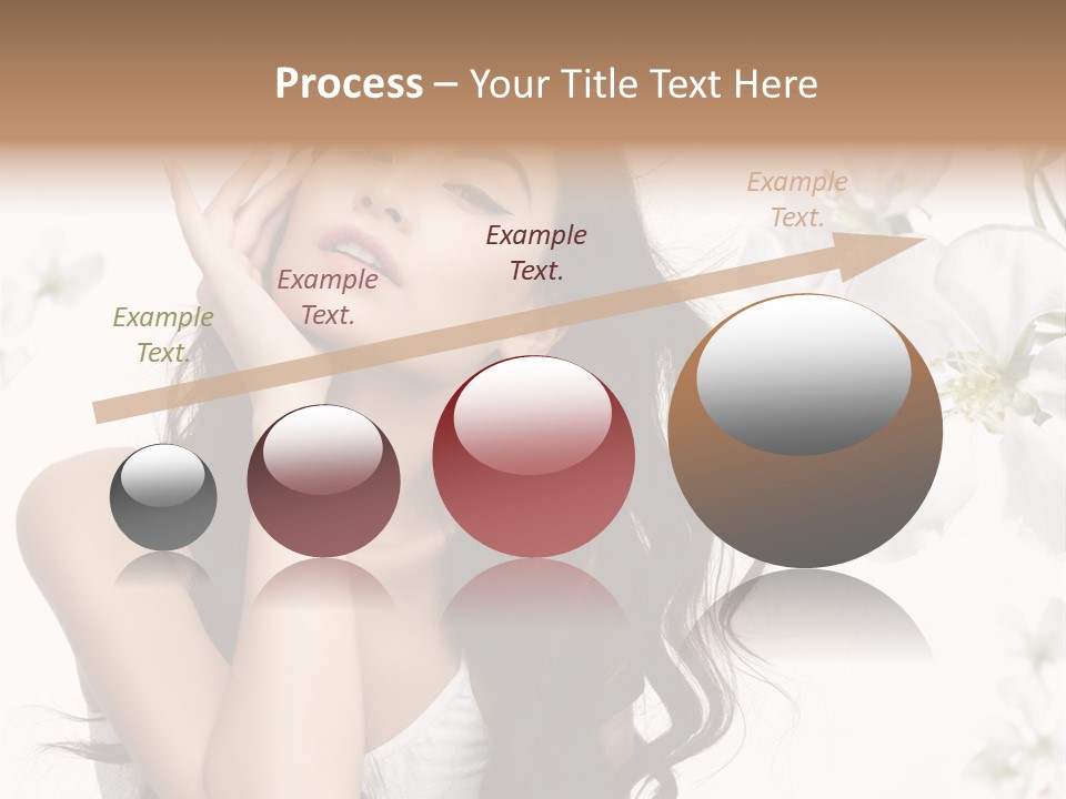 Smiling Young Spring PowerPoint Template