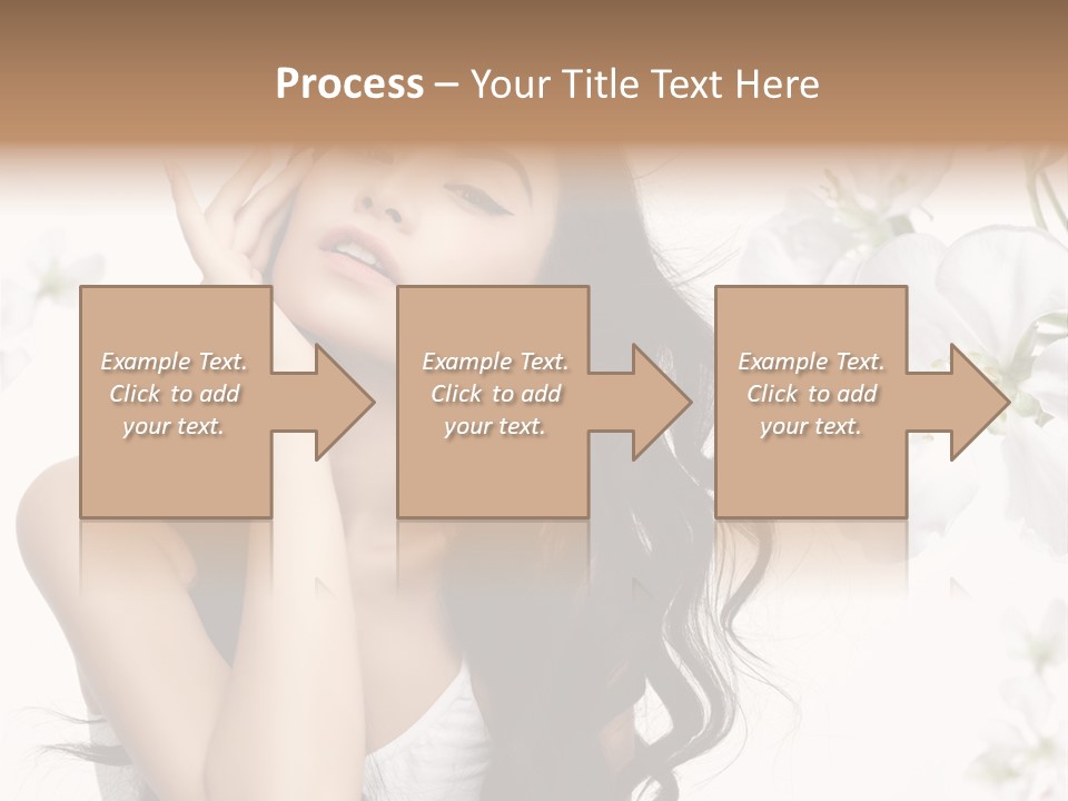 Smiling Young Spring PowerPoint Template