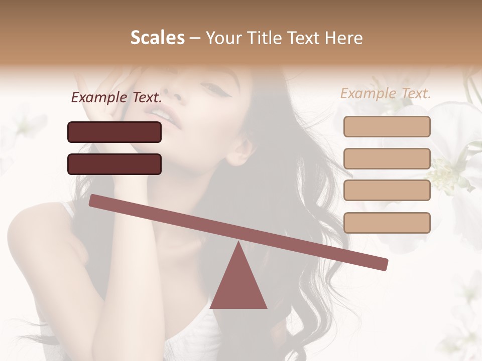 Smiling Young Spring PowerPoint Template