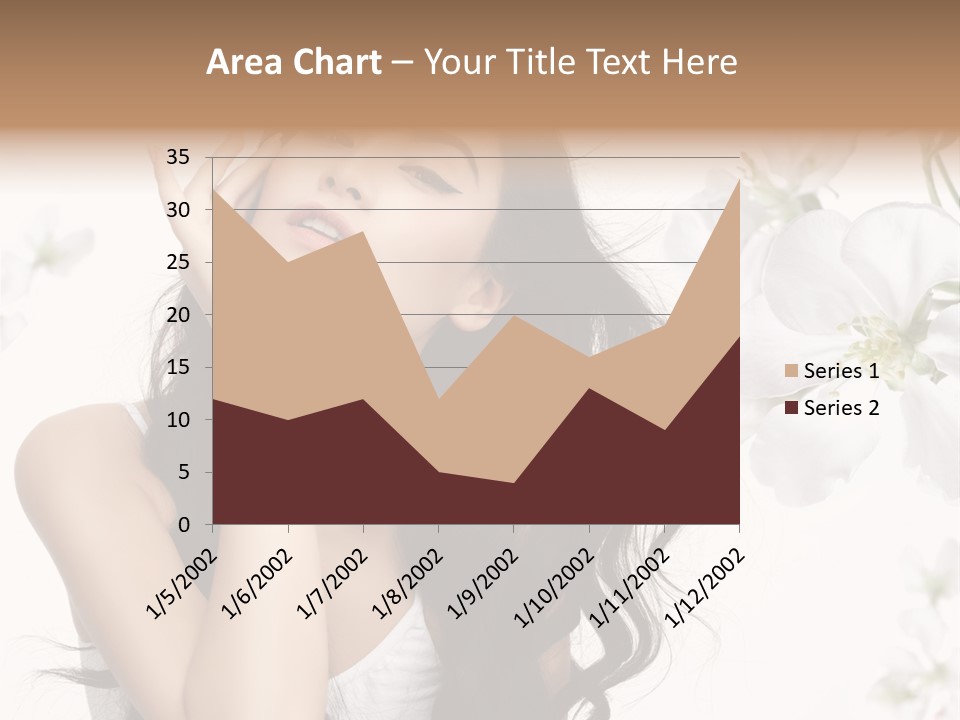 Smiling Young Spring PowerPoint Template