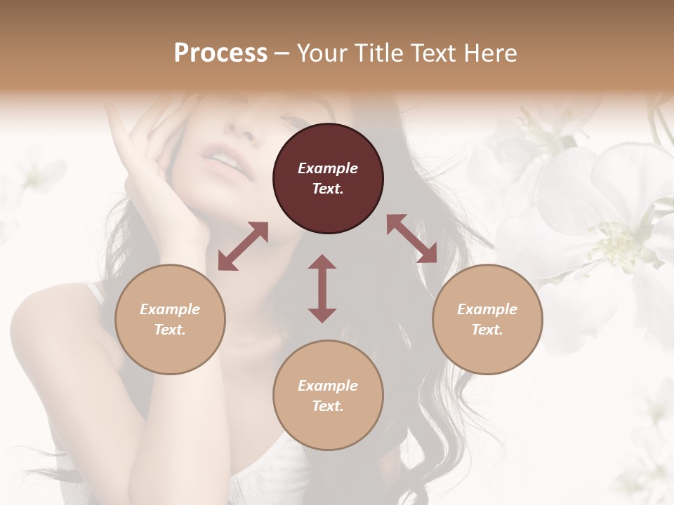 Smiling Young Spring PowerPoint Template