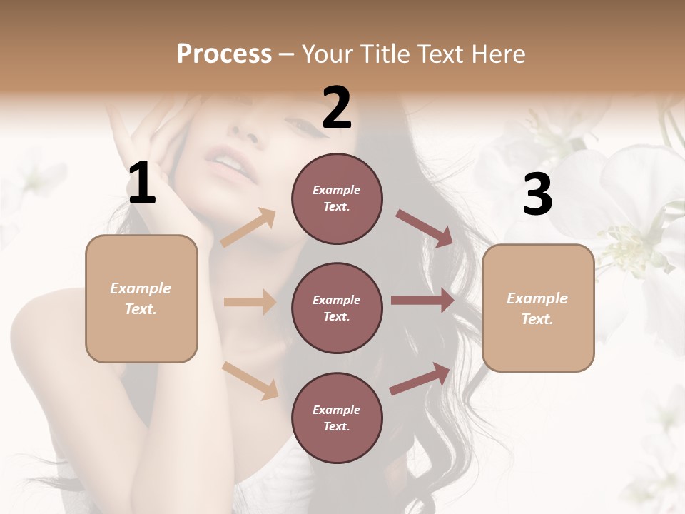 Smiling Young Spring PowerPoint Template