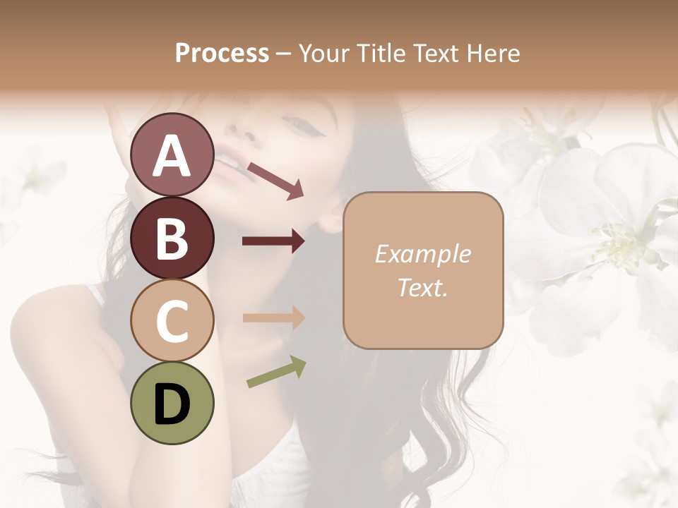 Smiling Young Spring PowerPoint Template