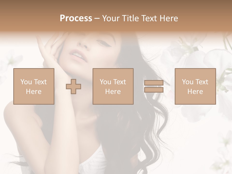 Smiling Young Spring PowerPoint Template