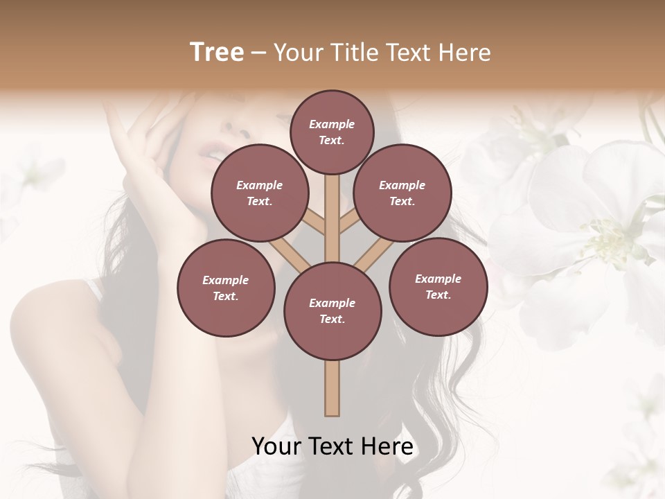 Smiling Young Spring PowerPoint Template