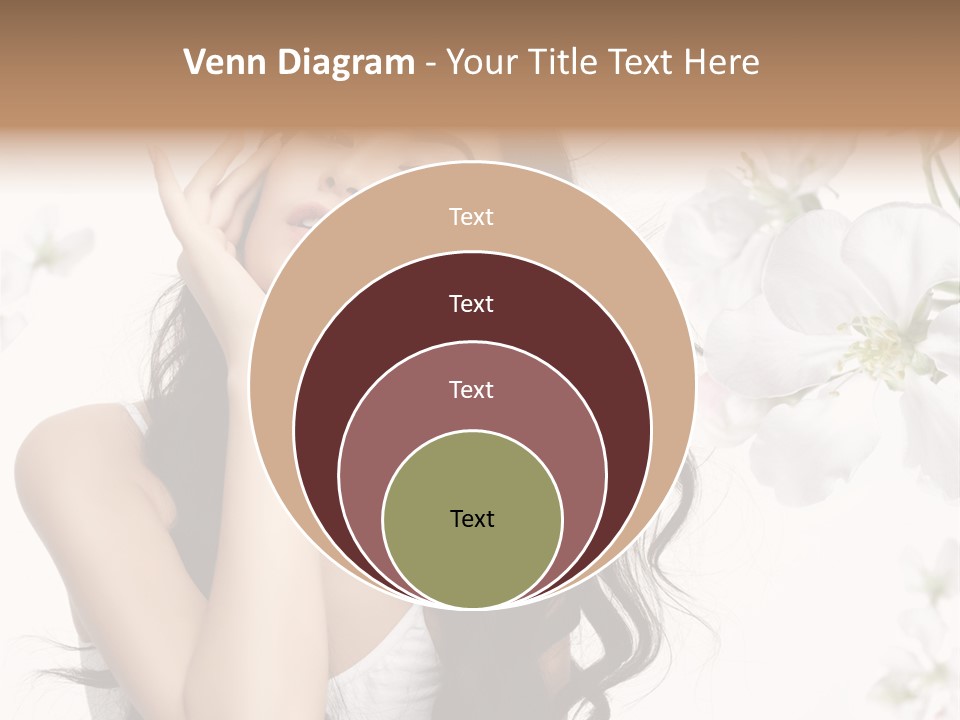 Smiling Young Spring PowerPoint Template