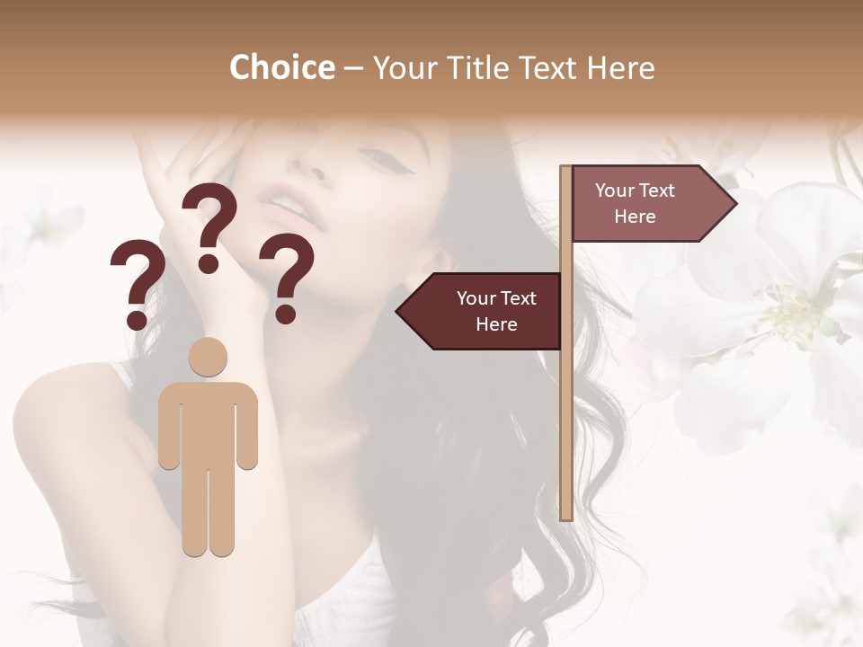 Smiling Young Spring PowerPoint Template