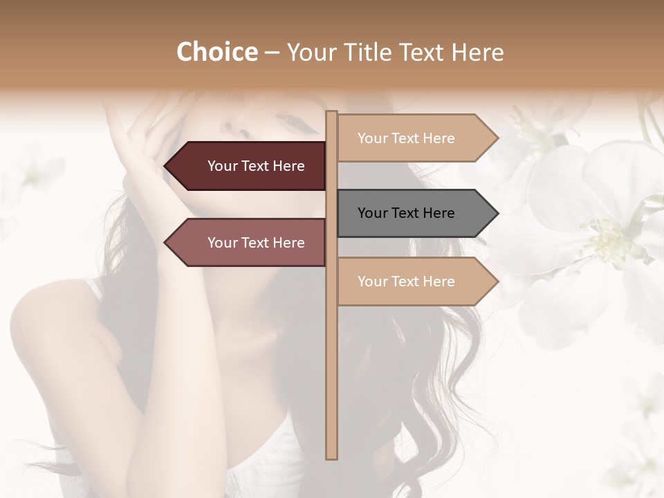 Smiling Young Spring PowerPoint Template