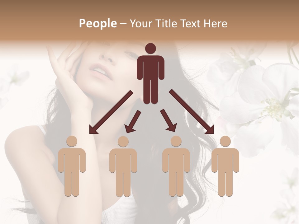 Smiling Young Spring PowerPoint Template