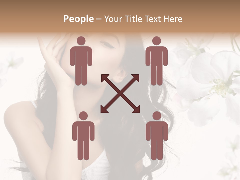 Smiling Young Spring PowerPoint Template