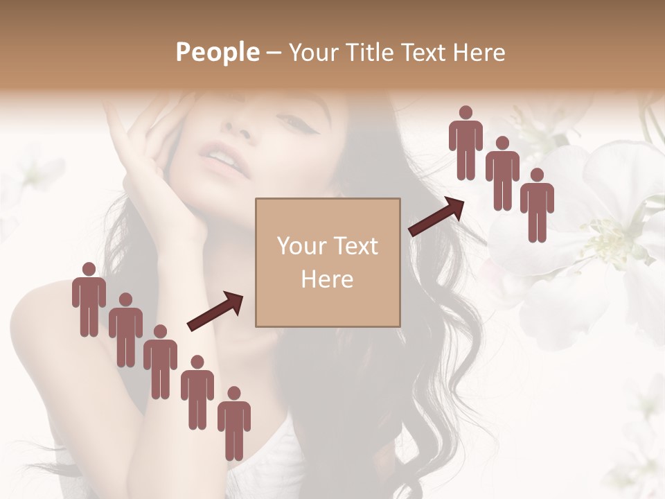 Smiling Young Spring PowerPoint Template