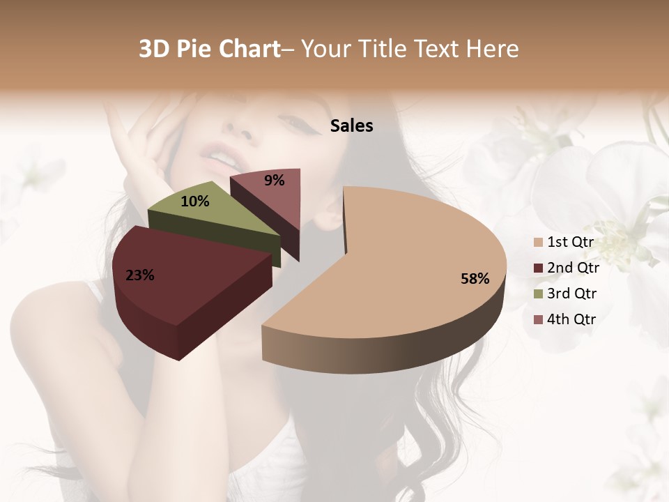 Smiling Young Spring PowerPoint Template