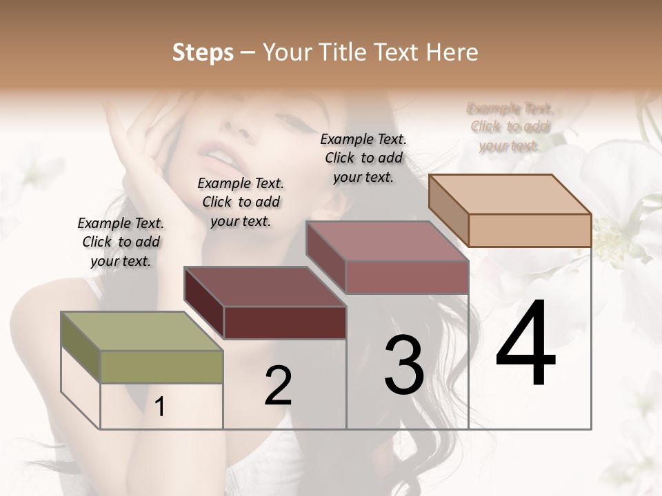 Smiling Young Spring PowerPoint Template