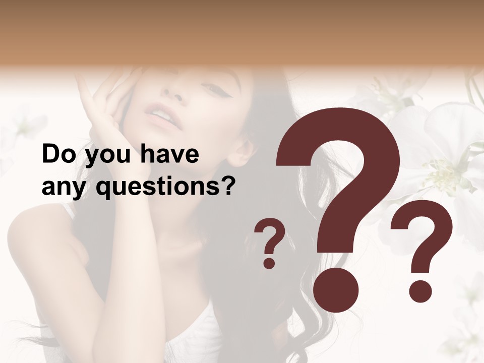 Smiling Young Spring PowerPoint Template