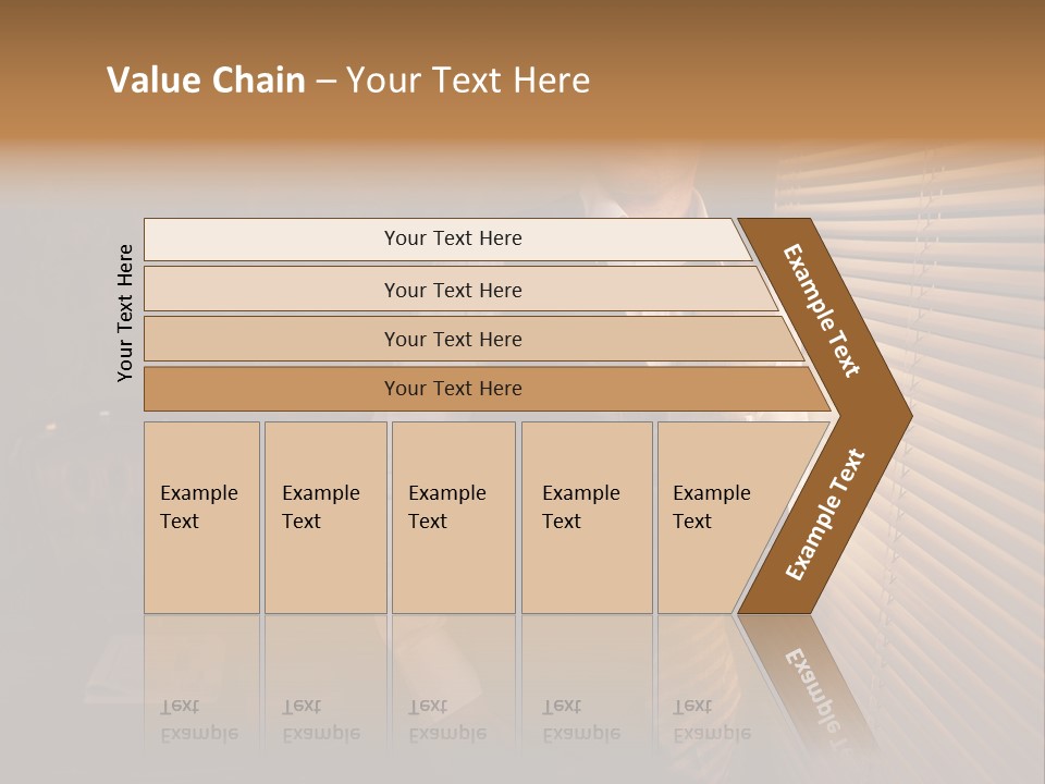 Copy Space Window Brunette PowerPoint Template