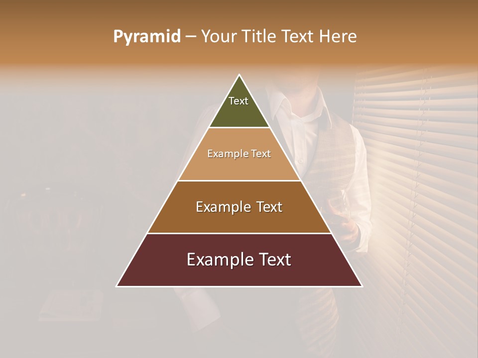 Copy Space Window Brunette PowerPoint Template