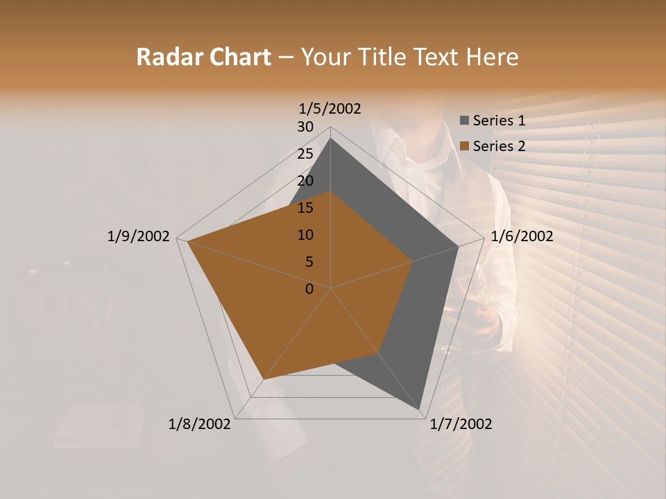 Copy Space Window Brunette PowerPoint Template