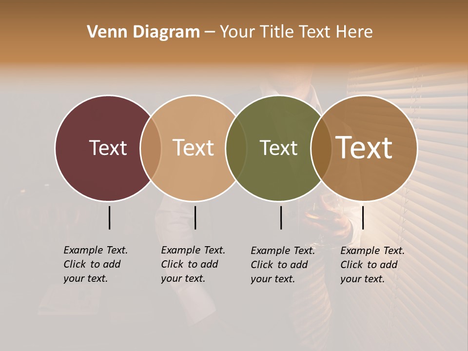 Copy Space Window Brunette PowerPoint Template