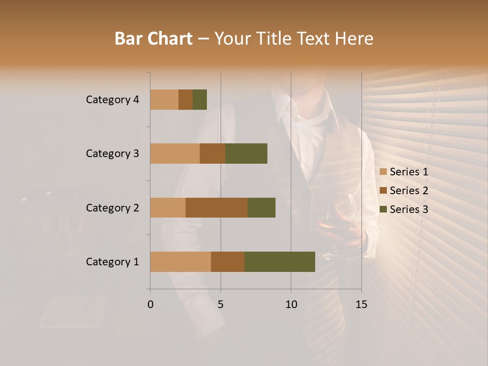 Copy Space Window Brunette PowerPoint Template