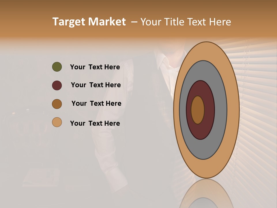 Copy Space Window Brunette PowerPoint Template