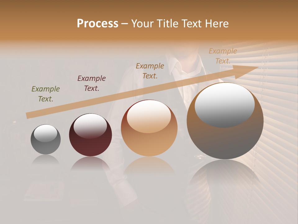 Copy Space Window Brunette PowerPoint Template