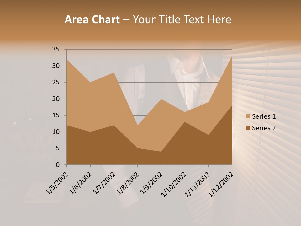 Copy Space Window Brunette PowerPoint Template