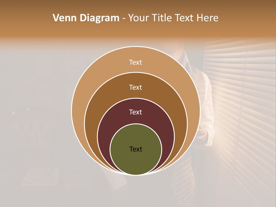 Copy Space Window Brunette PowerPoint Template