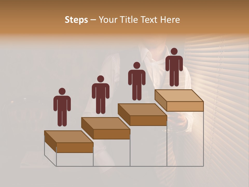Copy Space Window Brunette PowerPoint Template