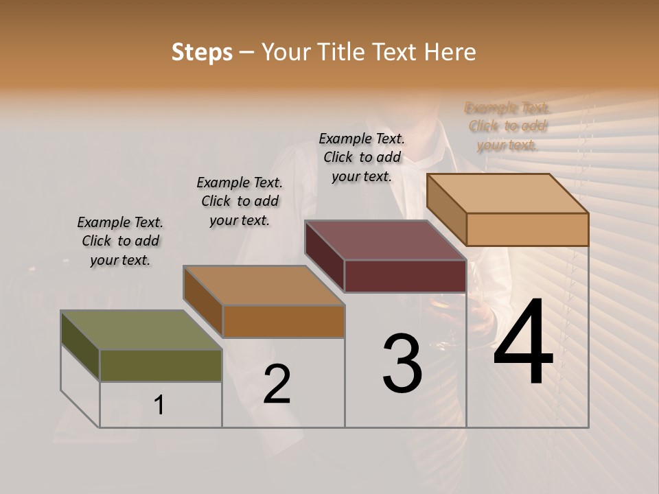 Copy Space Window Brunette PowerPoint Template